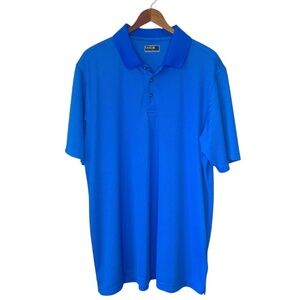 Bollé Men's Short Sleeve Performance Polo Shirt Blue XL